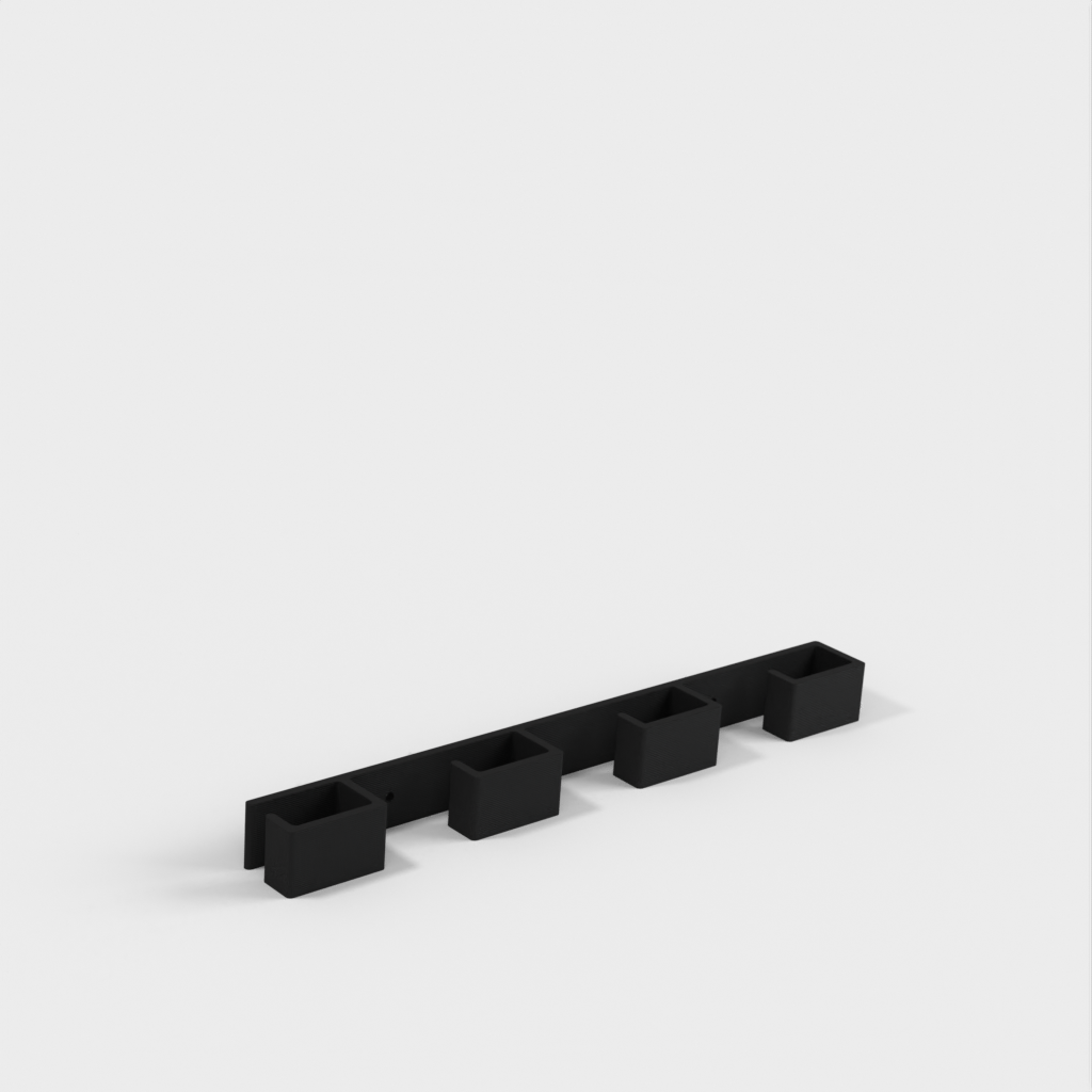 Nástěnný držák na 4 krytky do skříně IKEA