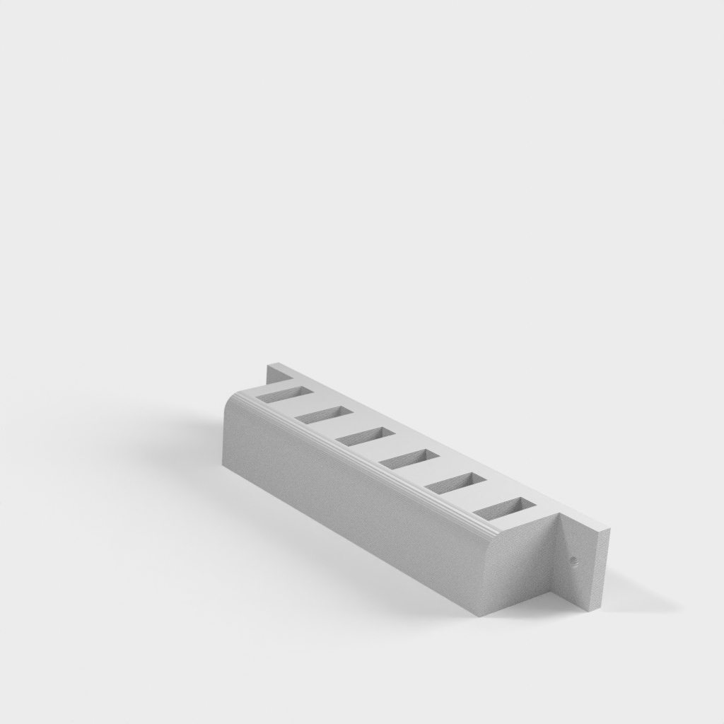 USB Rack pro 6 USB klíčenek s možností montáže na stůl nebo zeď