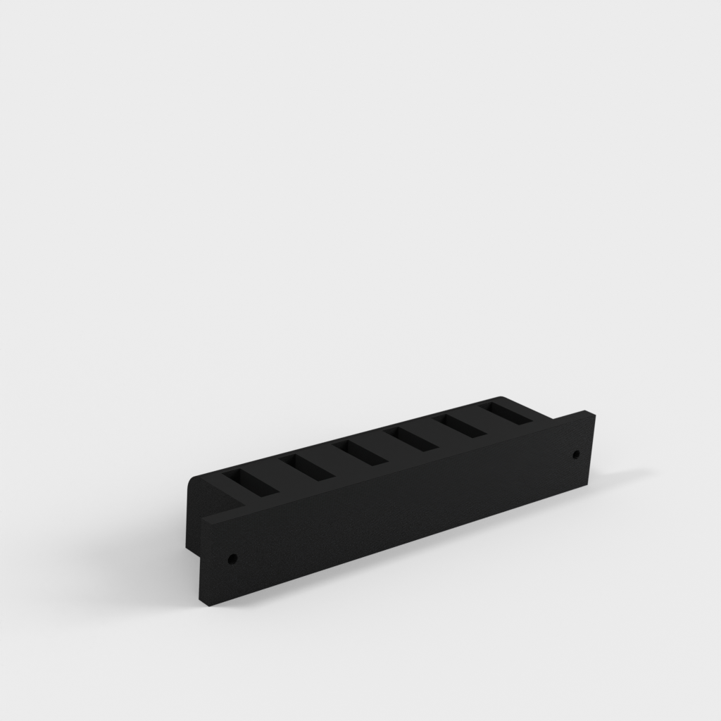USB Rack pro 6 USB klíčenek s možností montáže na stůl nebo zeď