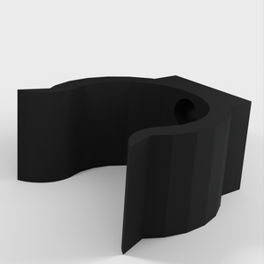 Nástěnný držák na trubku vysavače - 35 mm