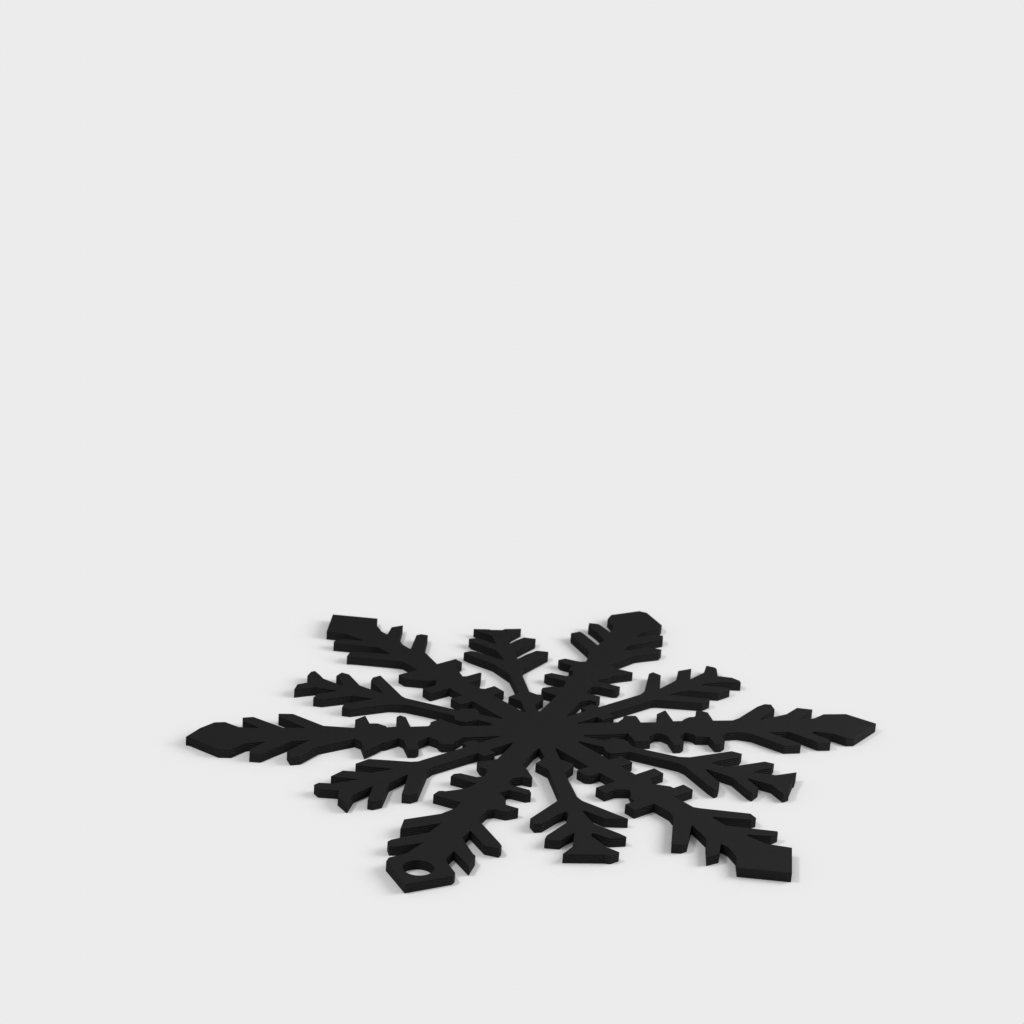 Vánoční ozdoba na strom sněhová vločka