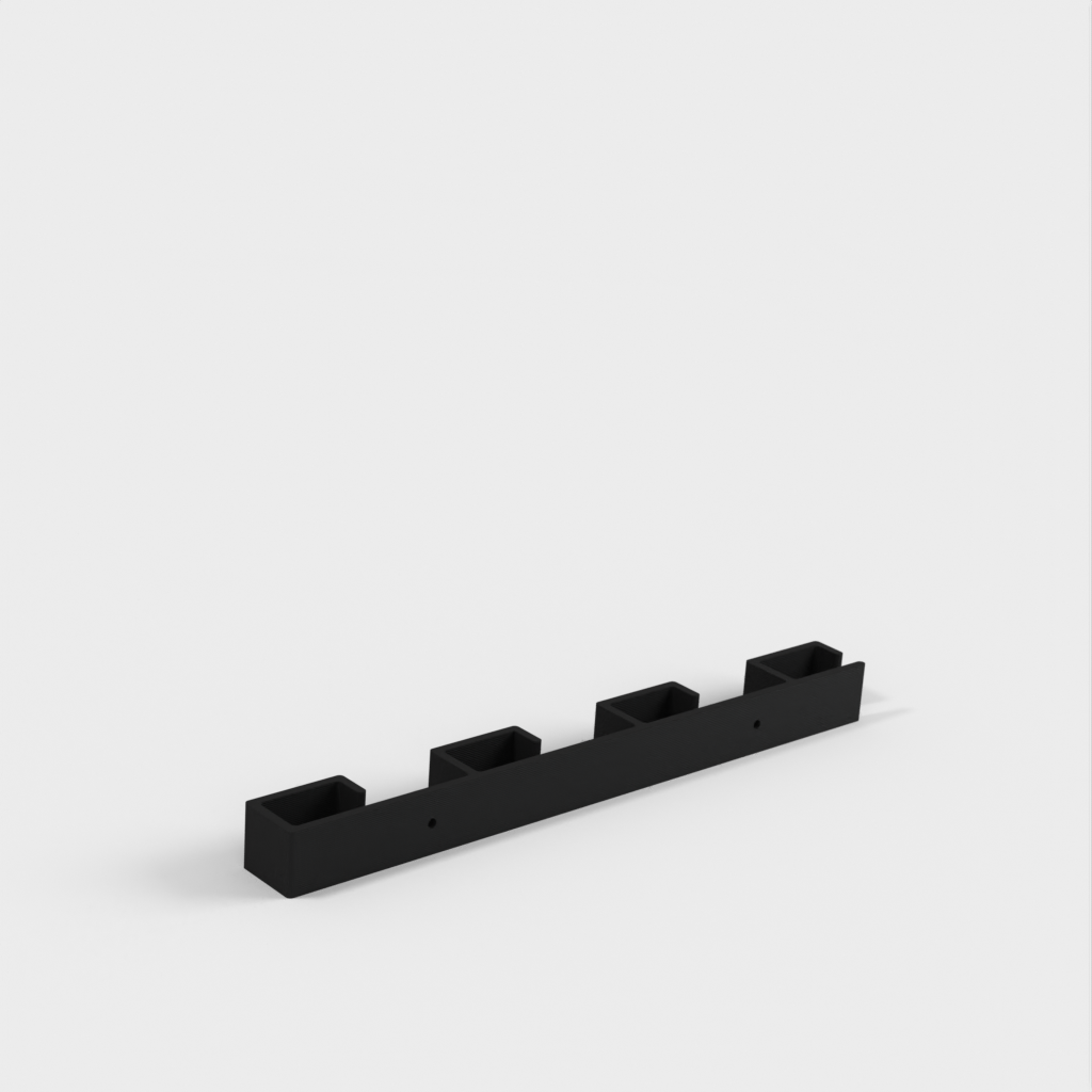 Nástěnný držák na 4 krytky do skříně IKEA