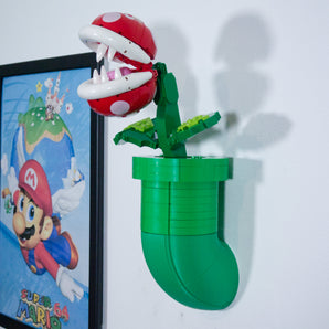 Nástěnný držák pro LEGO Mario Piranha Plant 71426