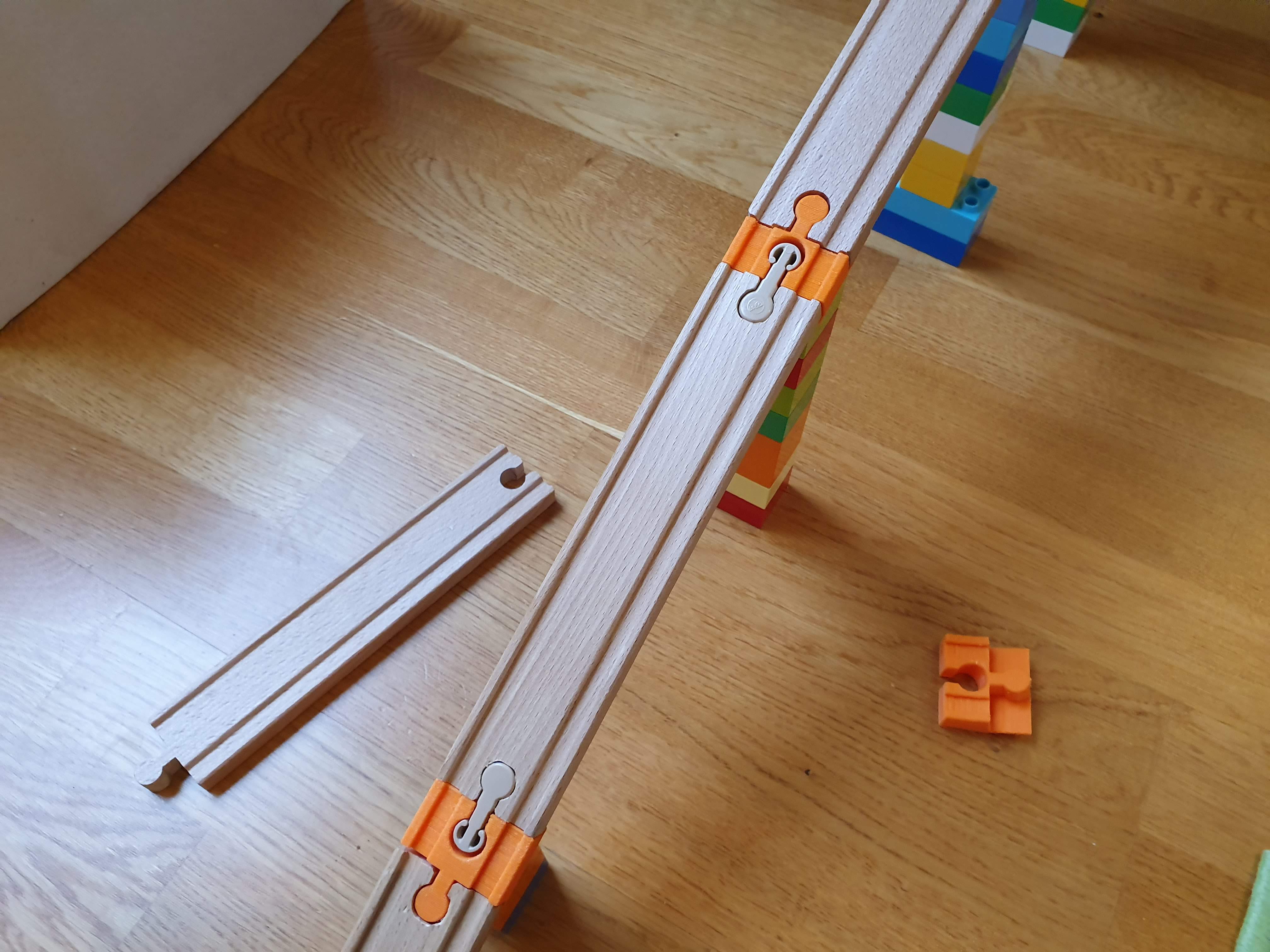 Dřevěné adaptéry pro Duplo (Brio, IKEA...)