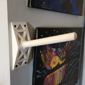 Nástěnný držák na papírové ručníky a víceúčelový držák – robustní design