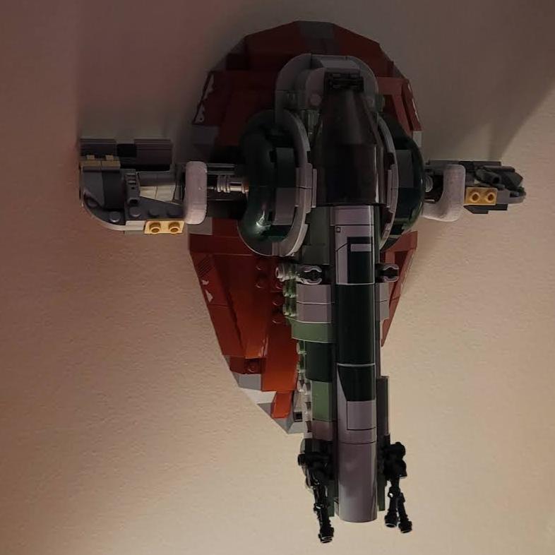 Nástěnný držák pro hvězdnou loď Lego Slave 1