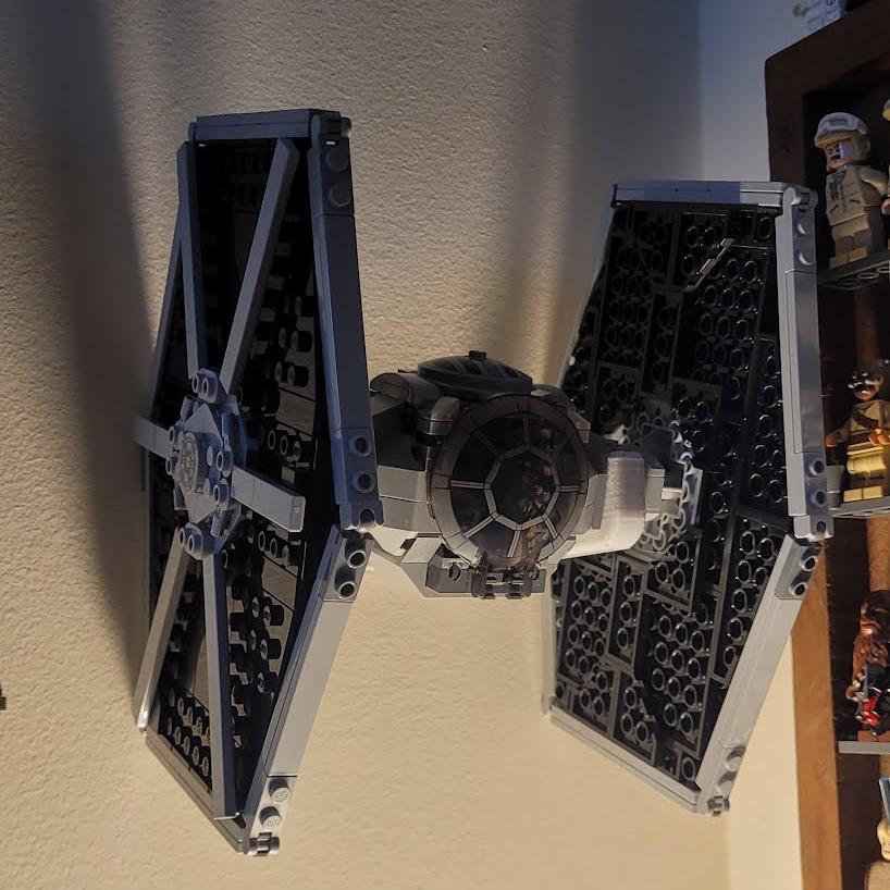 Vægmontering til Lego Star Wars TIE Fighter