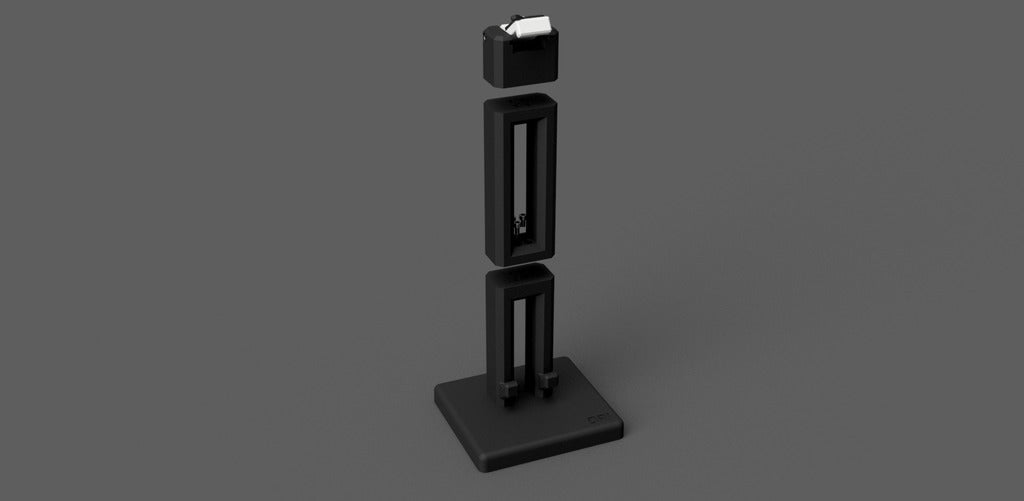Univerzální vertikální stolní stojan pro tablety