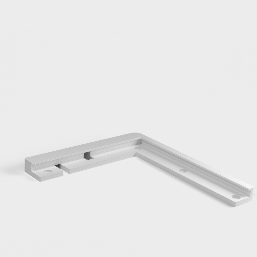 Asymetrický nástěnný držák pro iPad s funkcí nabíjení a odnímatelným držákem
