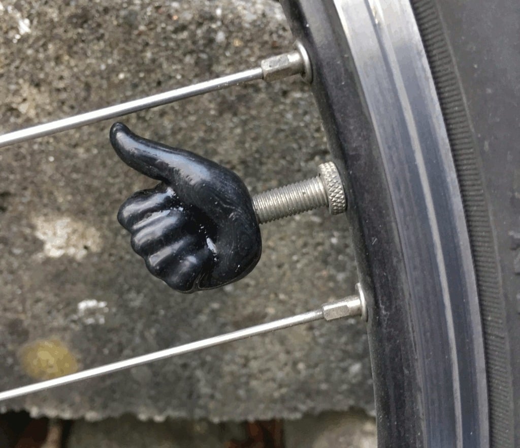 Thumb Up Cyklistický uzávěr ventilku - Presta