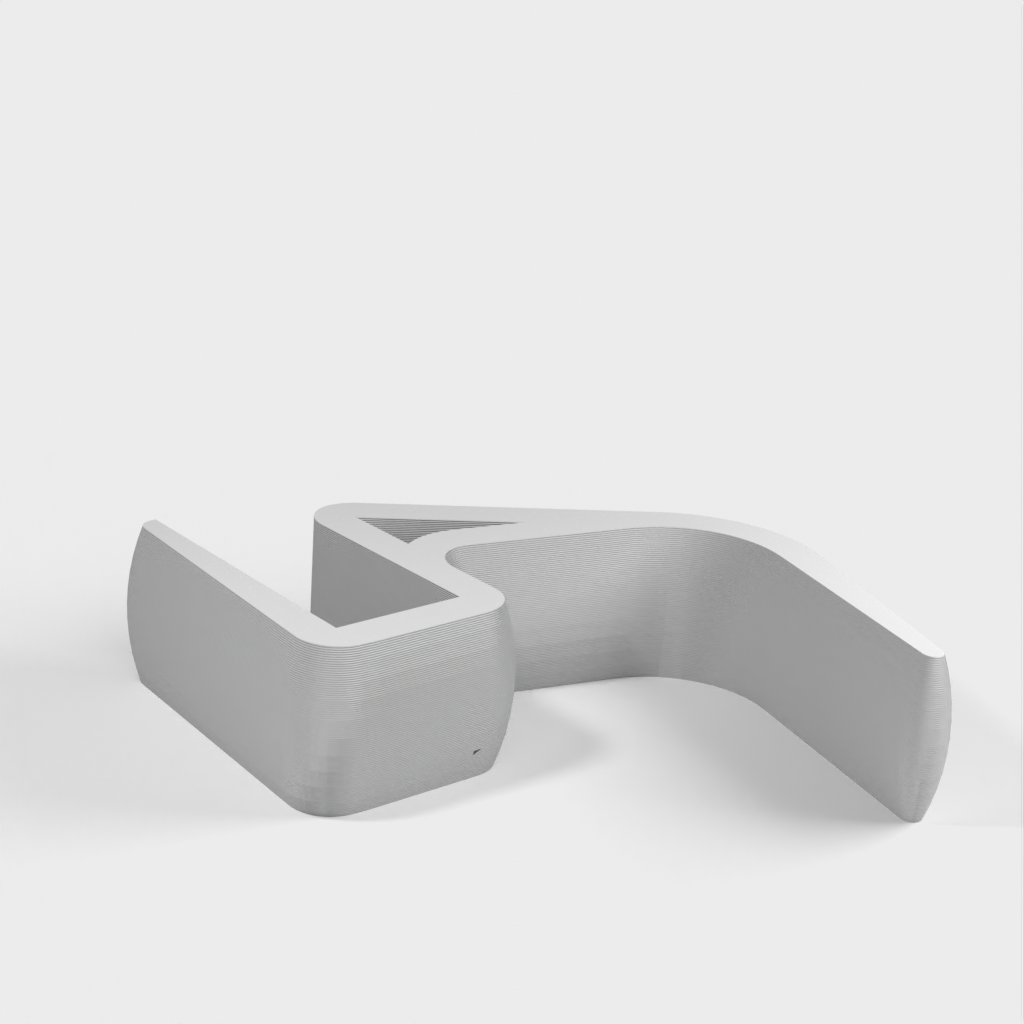 17mm věšák na sluchátka pro stoly Ikea Bekant