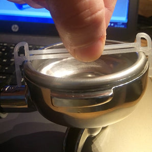 Příslušenství ke kávovaru VBM Espresso 58 mm: Nálevka a nožička