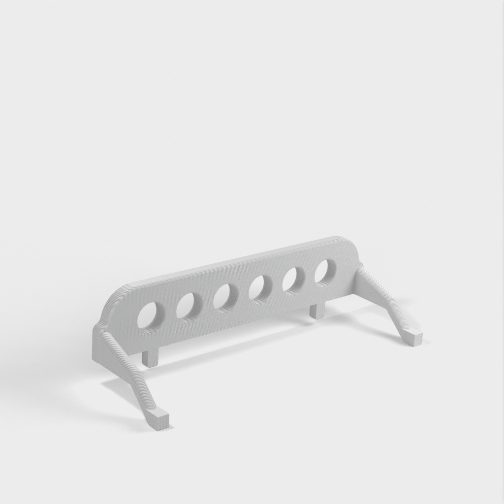 Držák šroubováků na 6 menších šroubováků pro skládací stůl IKEA SKADIS (SKÅDIS)