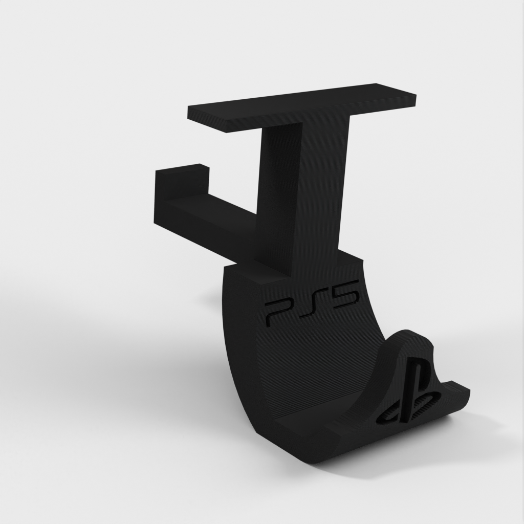 Montáž pod stůl pro ovladač PS5 a náhlavní soupravu