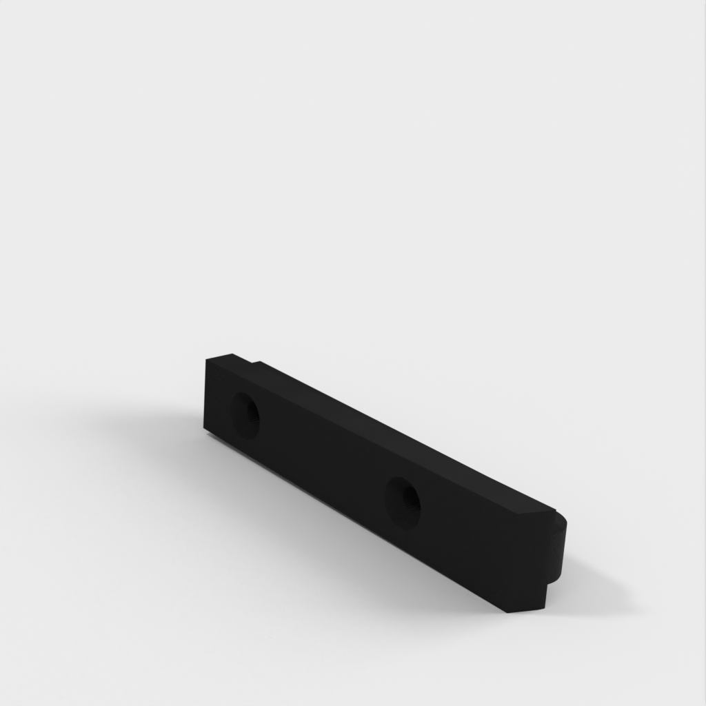 Držák pro montáž na stěnu se zaslepovací svorkou pro 28mm závěsovou tyč (Ikea)