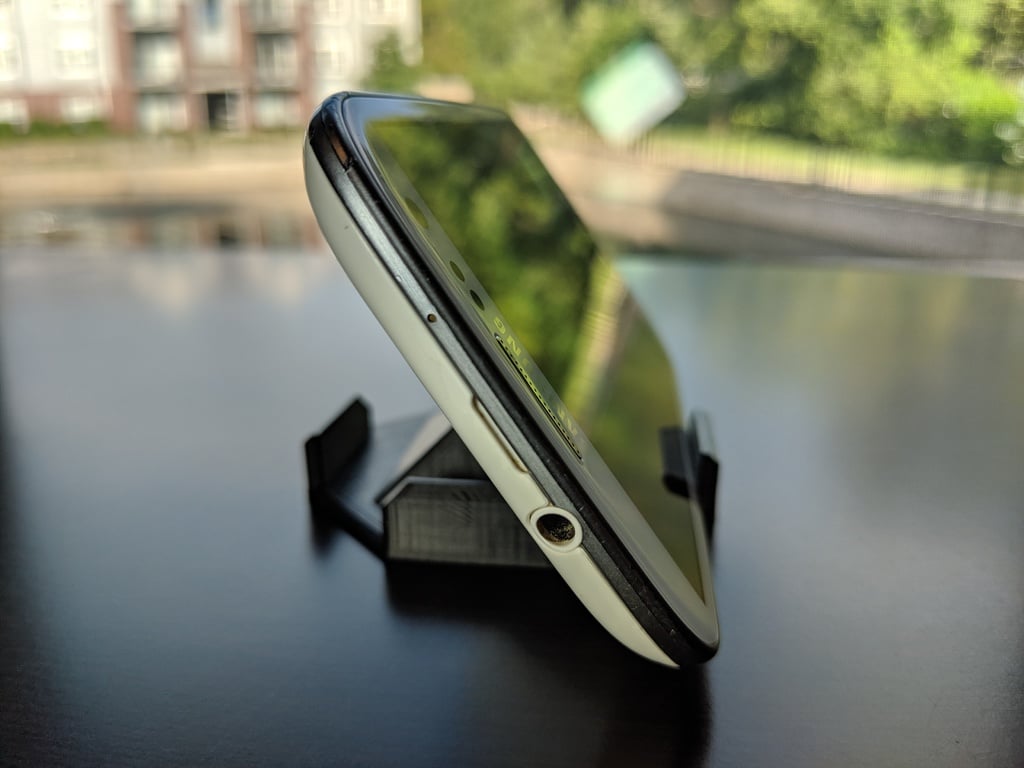 4X stojánek na telefon: malý a lehký držák na smartphone se čtyřmi úhly nastavení