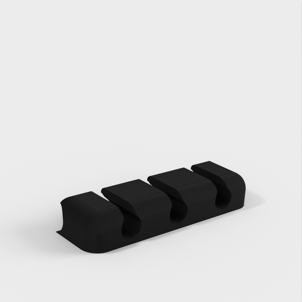 3 × držák kabelu USB pro montáž pomocí oboustranné lepicí pásky