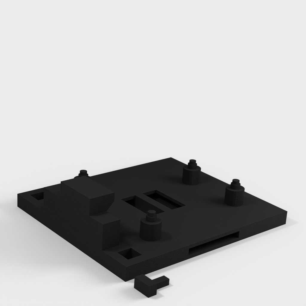 3D tisknutelná montážní deska Arduino Mega 2560 R3 s volitelným krytem