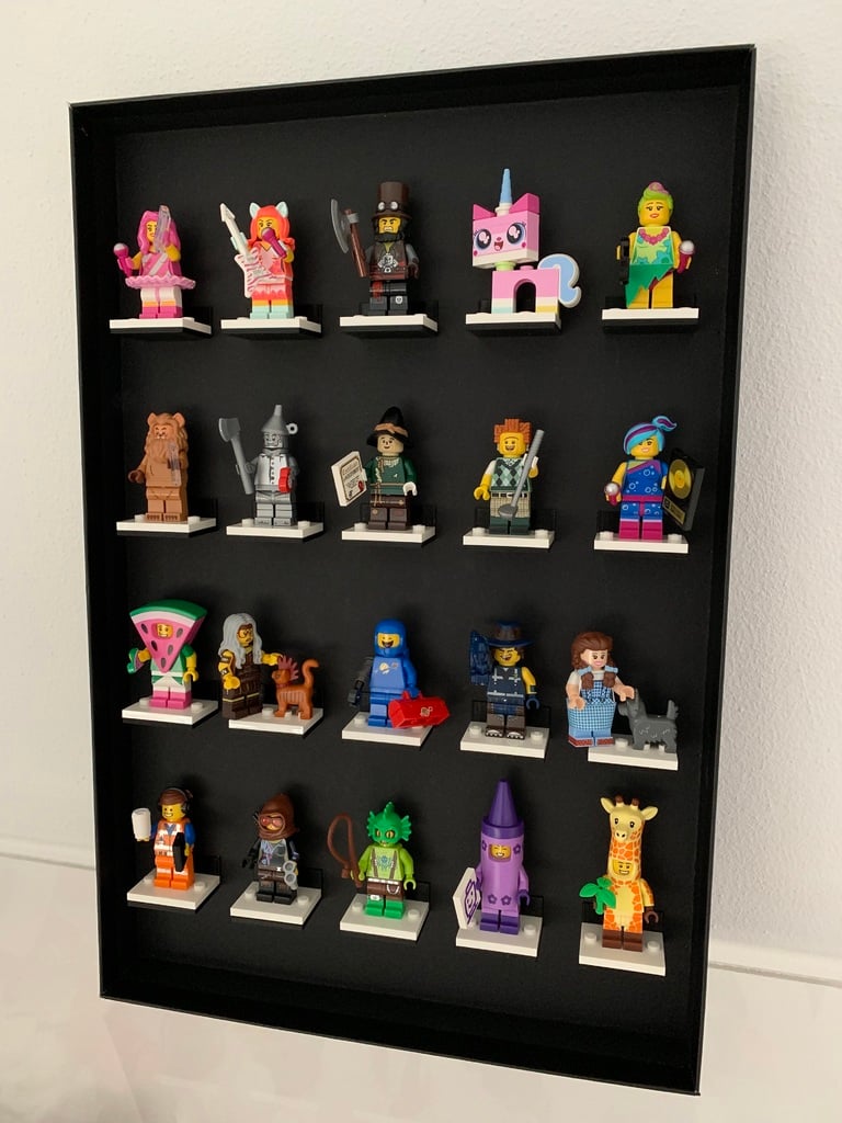 Nástěnný stojan pro minifigurky LEGO