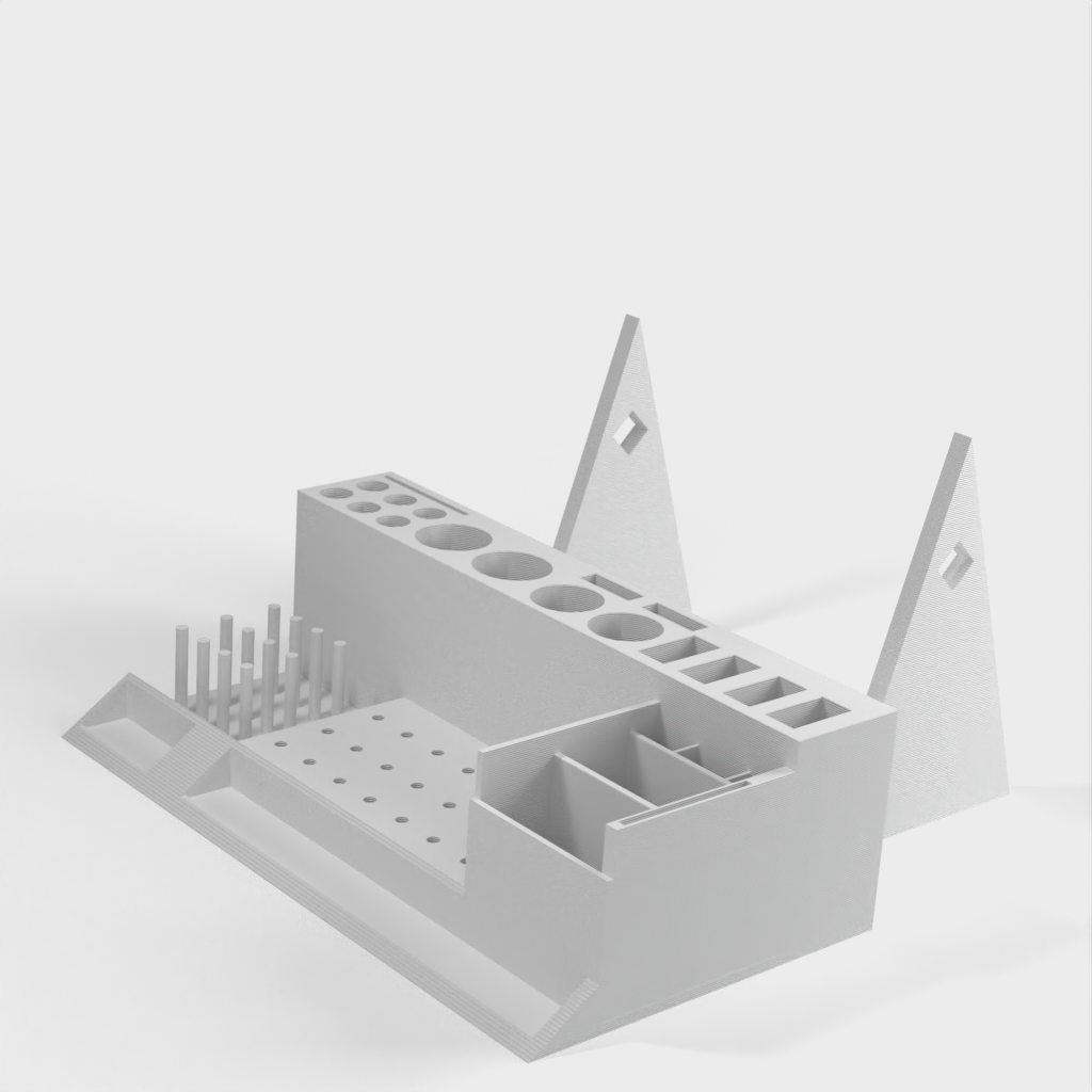 3D držák nástrojů pro pájení a Dremel