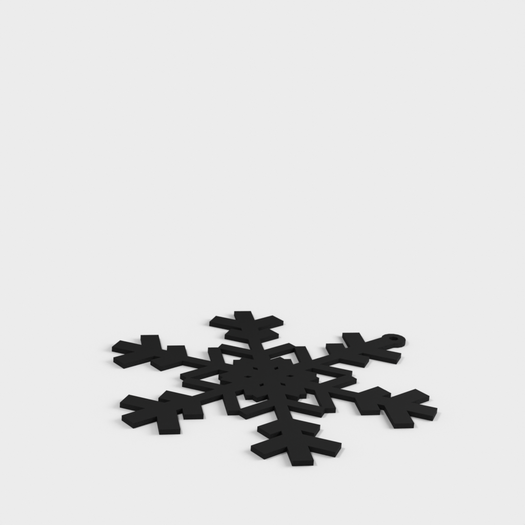 Ozdoby a náušnice Random Snowflake Generator v11