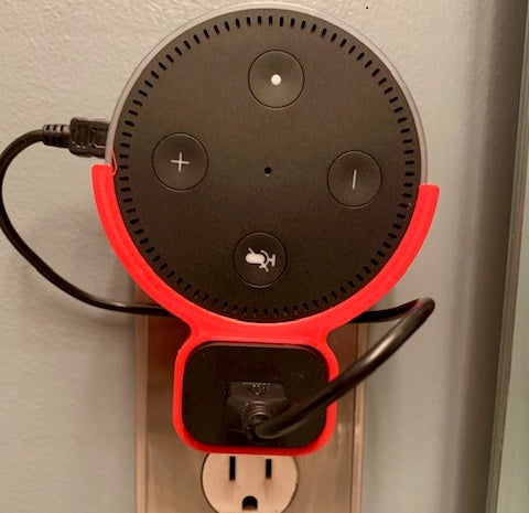 Nástěnný držák Amazon Echo Dot Gen2 nad zásuvkou