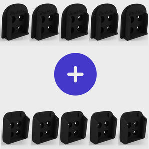 Nabídka balíčku - 5 držáků nářadí a 5 držáků baterie pro Makita 18v