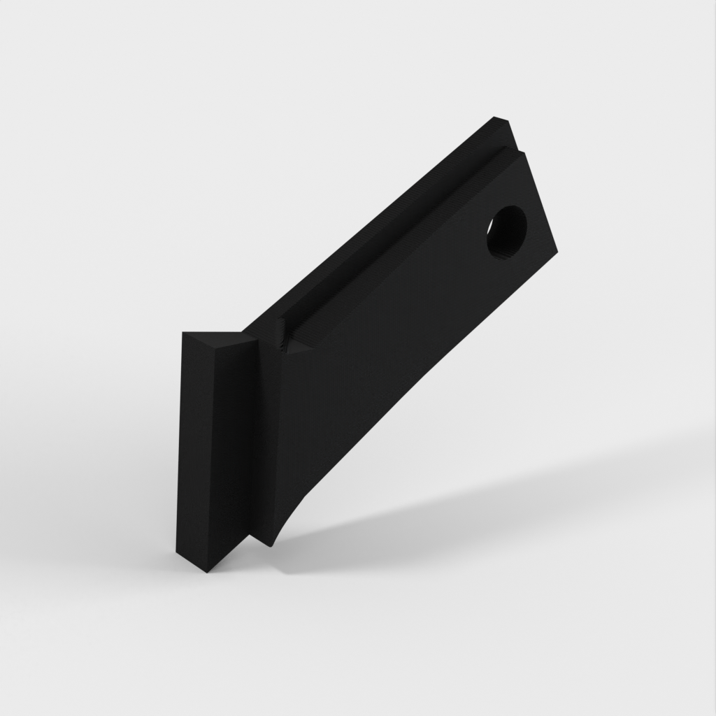 Modulární držák pro montáž všeho na horizontální lištu IKEA Fredde a držák reproduktorů Klipsch