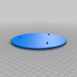 Lazy Susan Otočný talíř - 6mm Airsoft kuličková ložiska - Lisované spoje, nejsou potřeba žádné šrouby