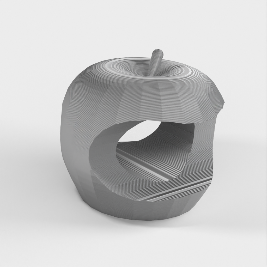 Držák na příbory ve tvaru jablka