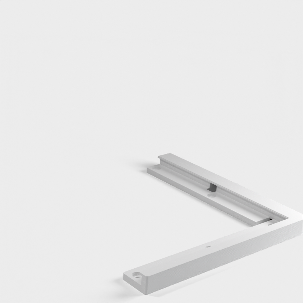 Asymetrický nástěnný držák pro iPad s funkcí nabíjení a odnímatelným držákem