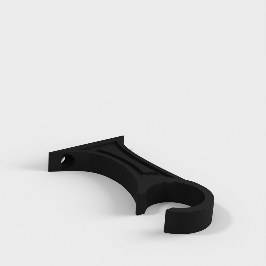 80mm prodloužená podpěra záclonové tyče z 'The $2 Curtain Rod System - IKEA STYLE'