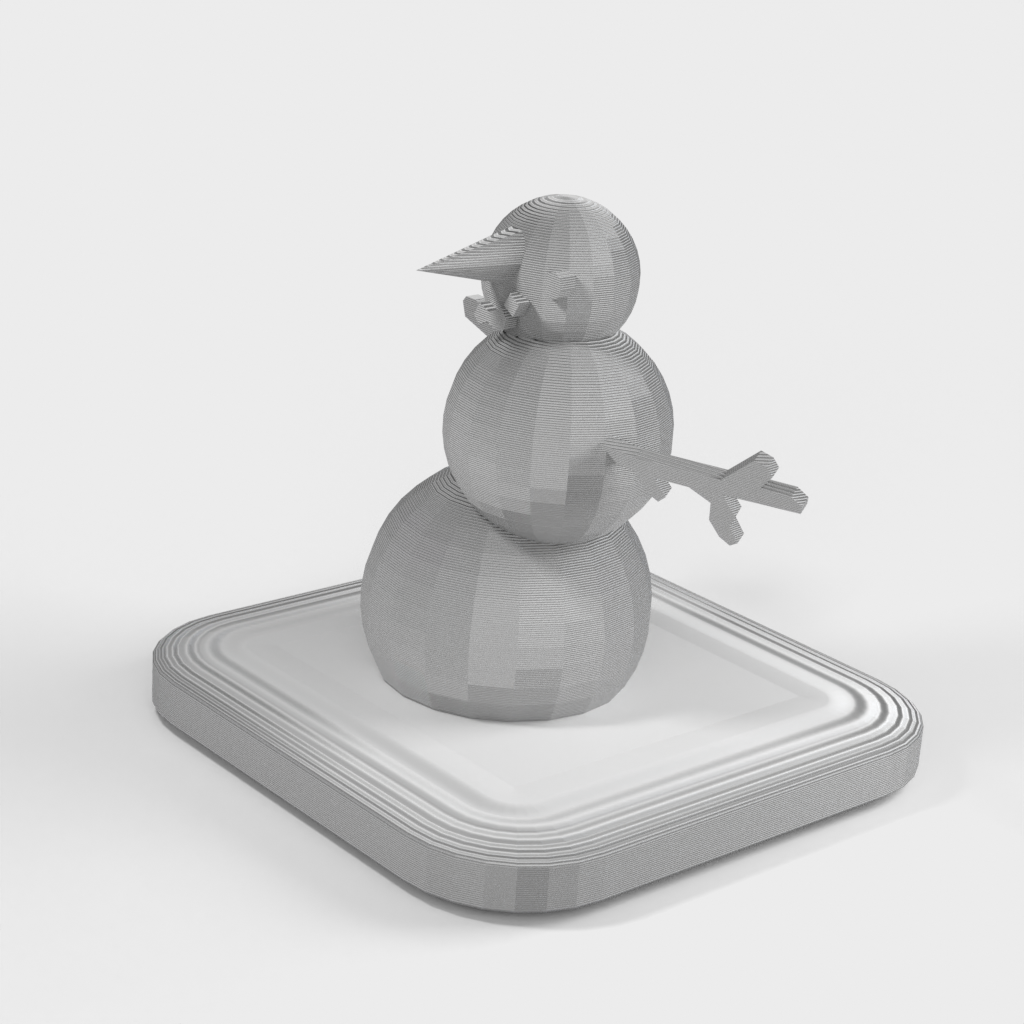 3D model sněhuláka Phoebe Snow