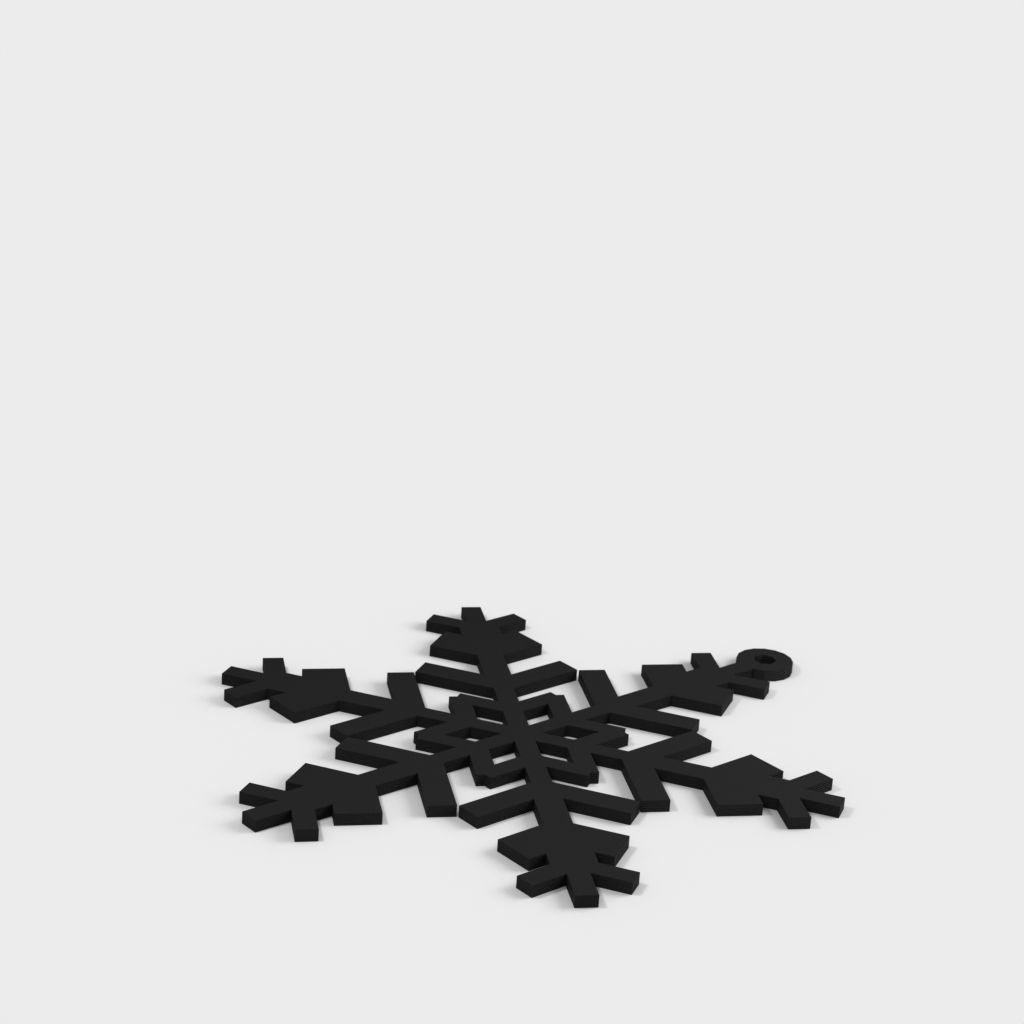Ozdoby a náušnice Random Snowflake Generator v11