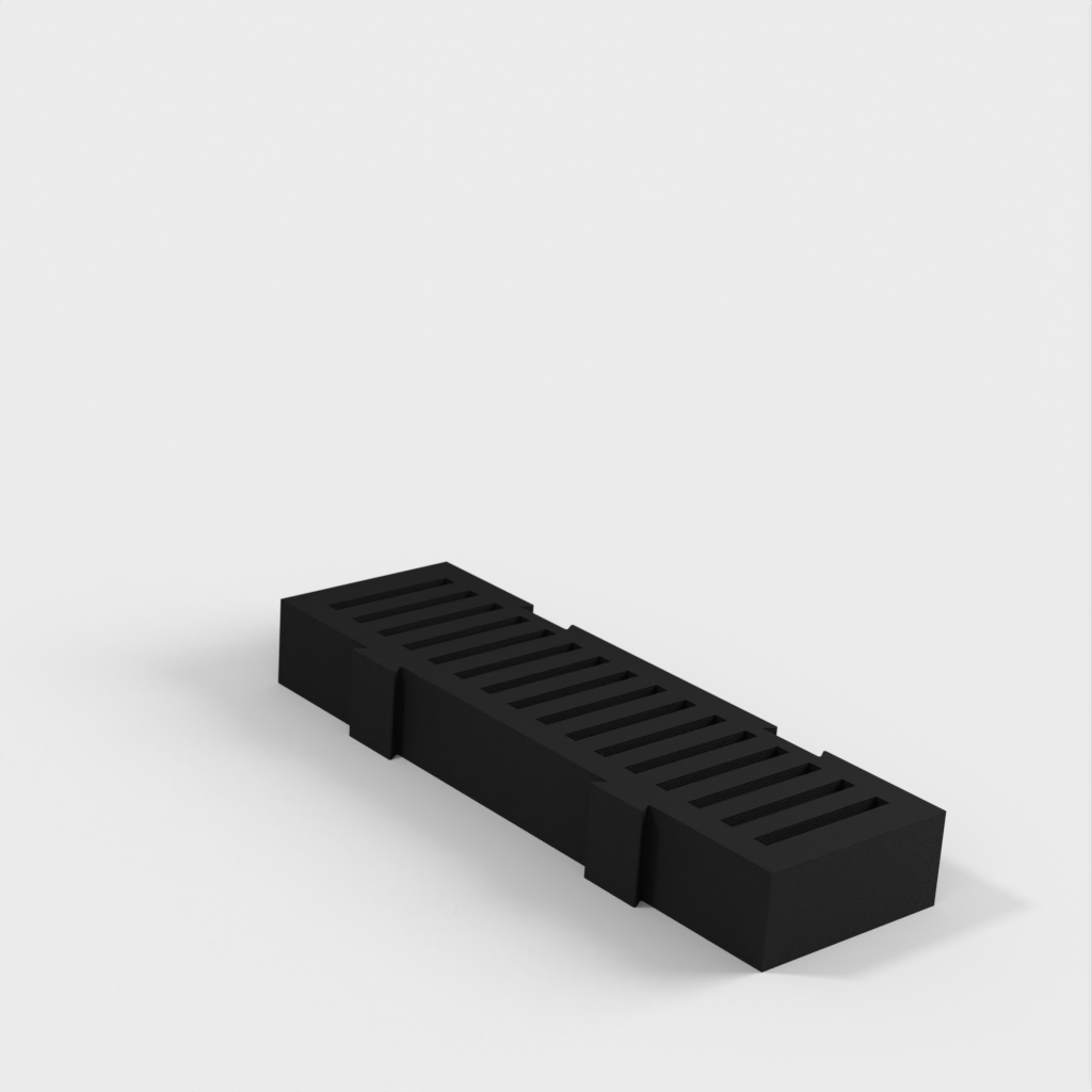 Modulární stolní organizér pro USB, Micro SD, SD a různé velikosti per a tužek