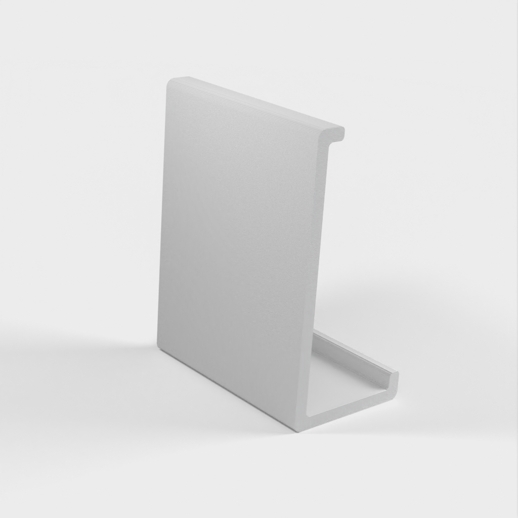 Multifunkční, minimalistický stolní držák pro mobilní telefon a malý tablet