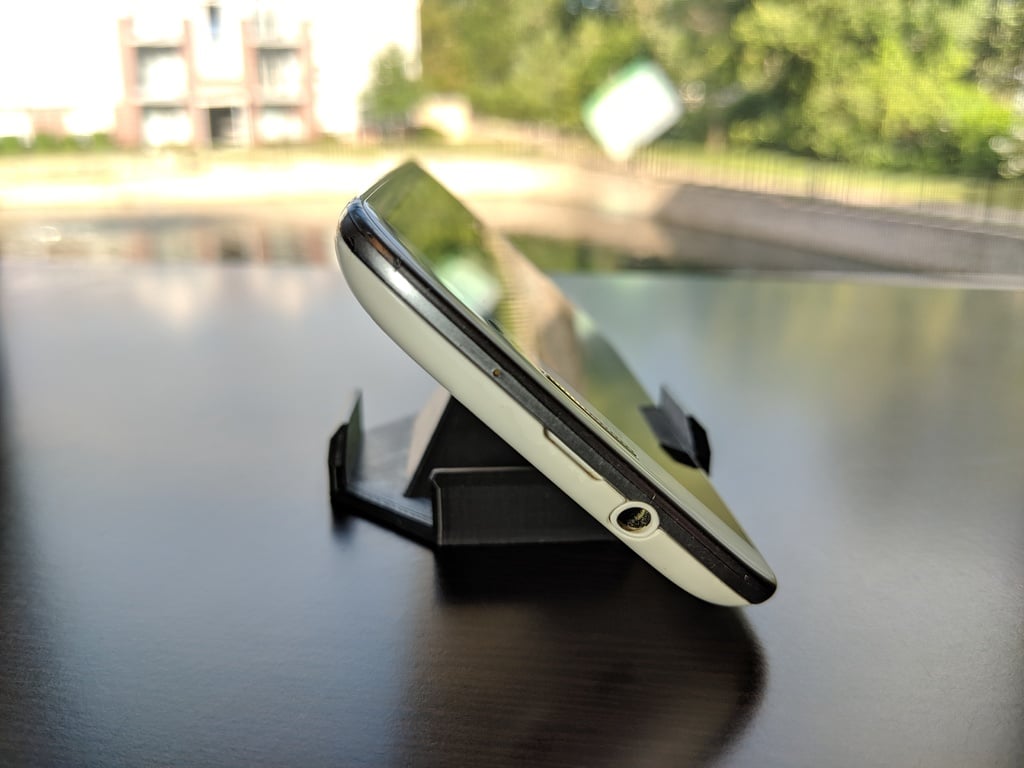 4X stojánek na telefon: malý a lehký držák na smartphone se čtyřmi úhly nastavení