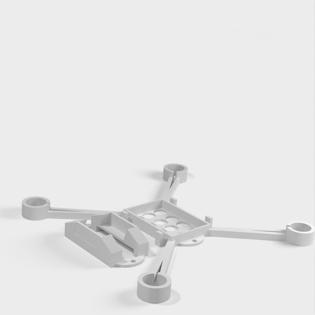 80mm mikrorámeček FPV dronu pro Eachine Tiny F3OSD_Brushed Flight Control Board