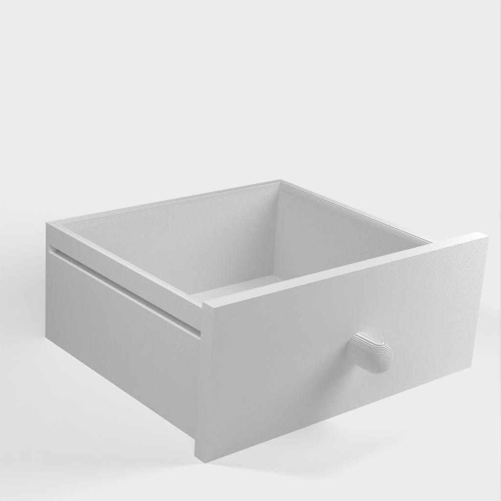 Designový koupelnový organizér se zásuvkou a bočním prostorem pro vatové tampony
