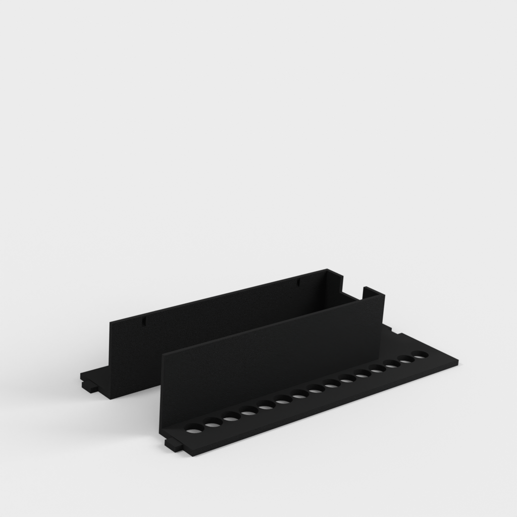 Pouzdro pro montáž na DIN lištu pro Arduino NANO se stíněním Ethernet a IO stíněním terminálového adaptéru