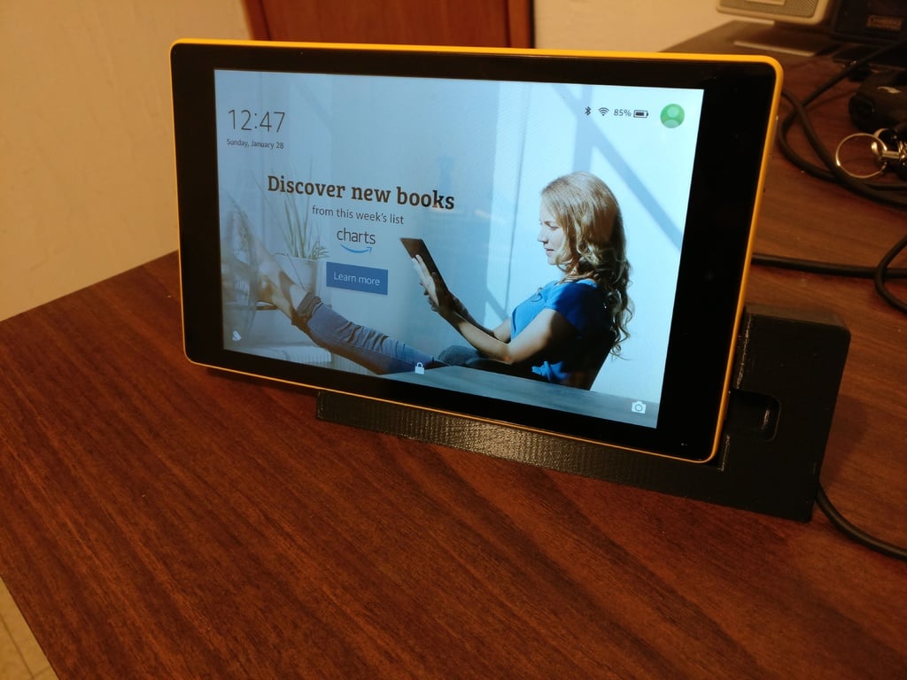 Kindle Fire HD 8 (7. generace) Nabíjecí stojan pro Tablet bez obalu