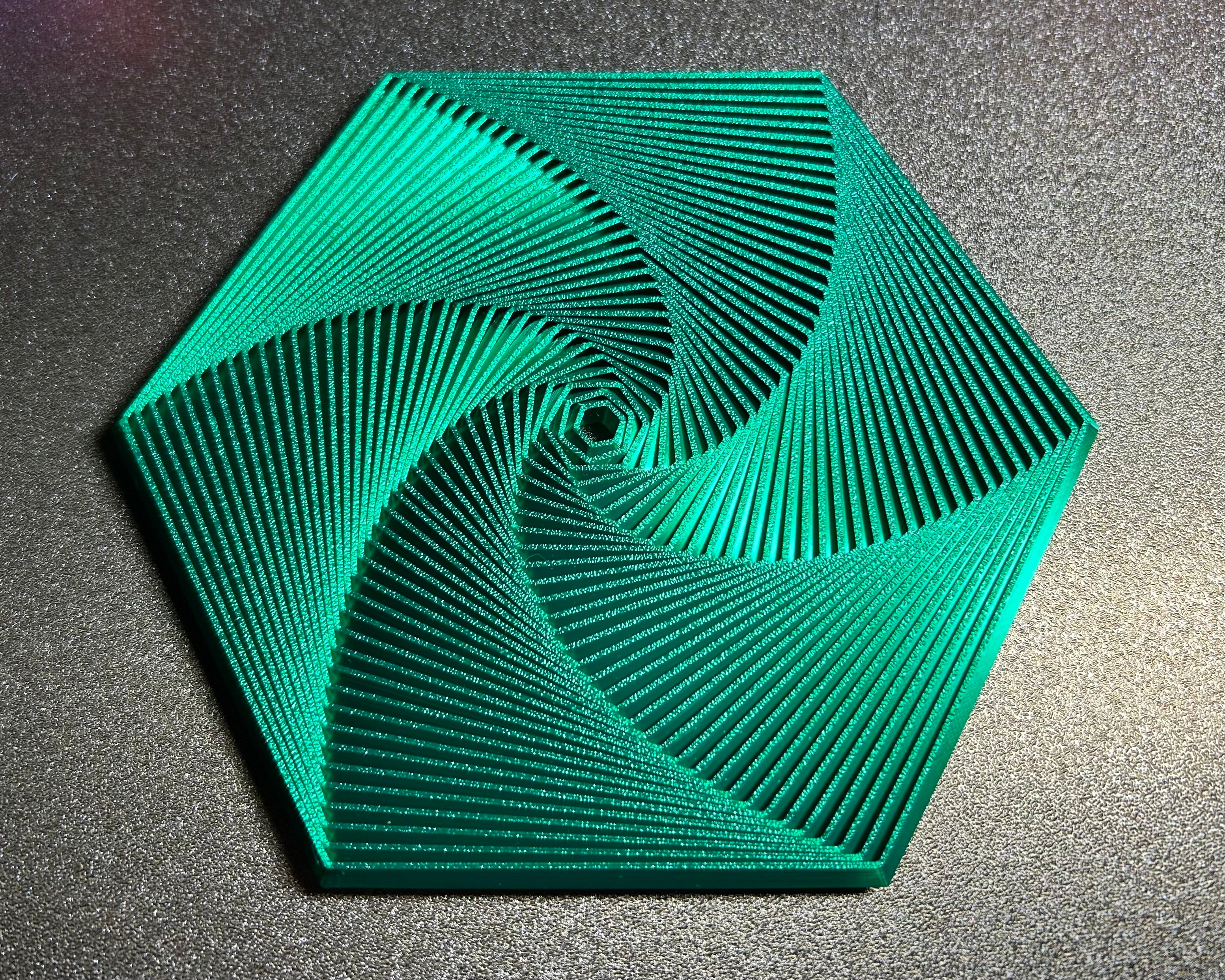 Hexagon Superfidget - design PIP s 35 segmenty