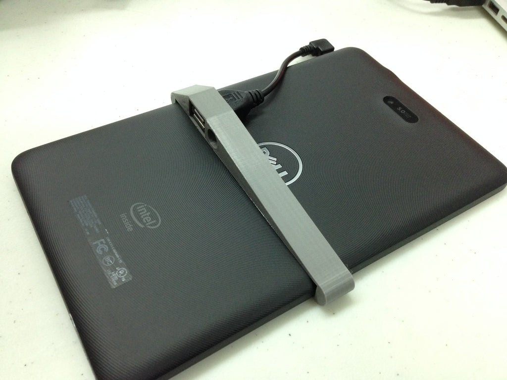 Držák kabelu USB OTG a držák stylusu pro tablet Dell Venue 8 Pro