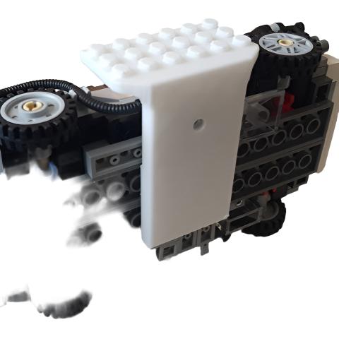 Nástěnný držák pro Lego DeLorean (21103)