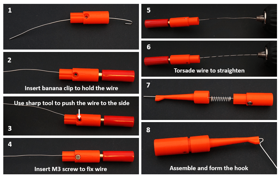 Elektrická svorka s 4 mm banánovými konektory