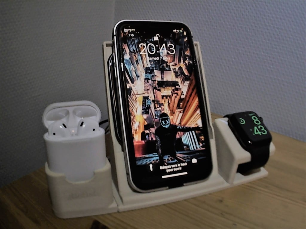 Univerzální nabíjecí stojánek pro Apple Watch, iPhone a AirPods
