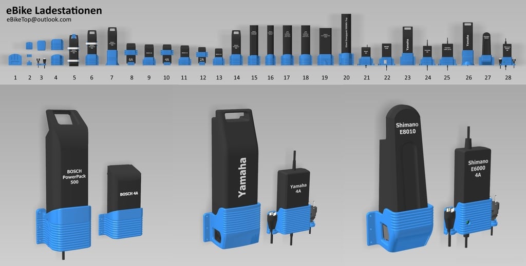 Nástěnný držák pro baterii Bosch eBike (PowerPack 500)