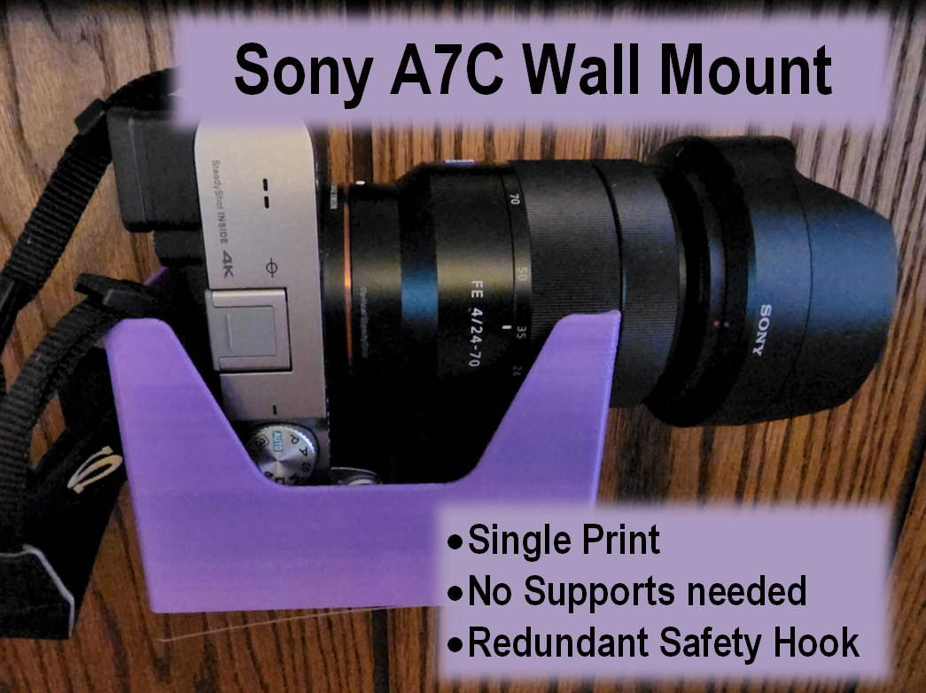 Nástěnný držák fotoaparátu Sony A7C