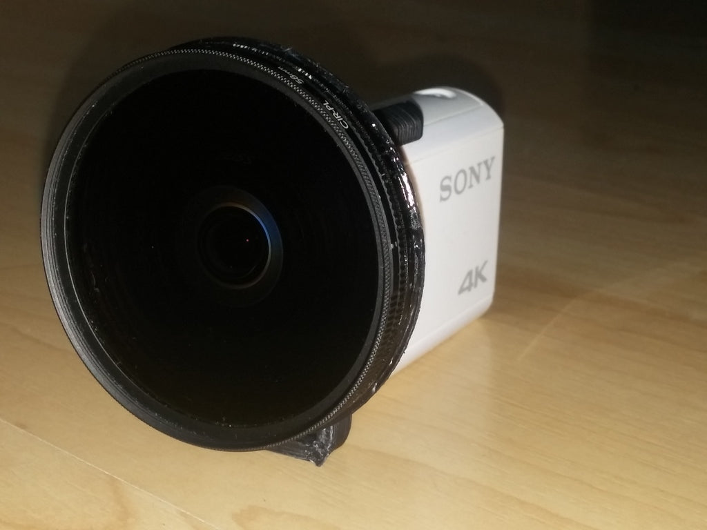 Kryt objektivu 58mm filtru pro akční kameru Sony FDR 3000