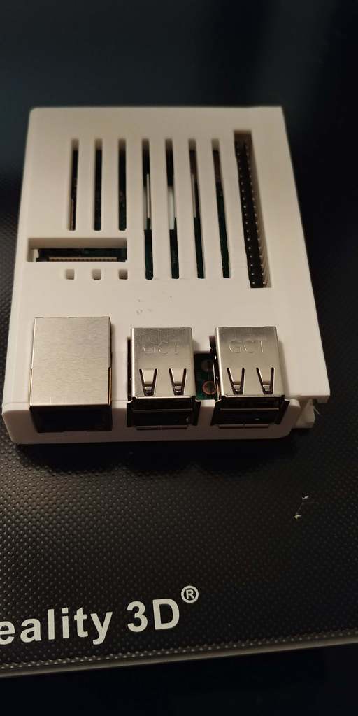 Pouzdro Ender 3 Raspberry Pi s pevným chladičem
